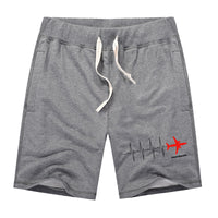 Thumbnail for Aviation Heartbeats Designed Cotton Shorts