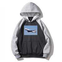 Thumbnail for Departing British Airways Boeing 747 Designed Colourful Hoodies