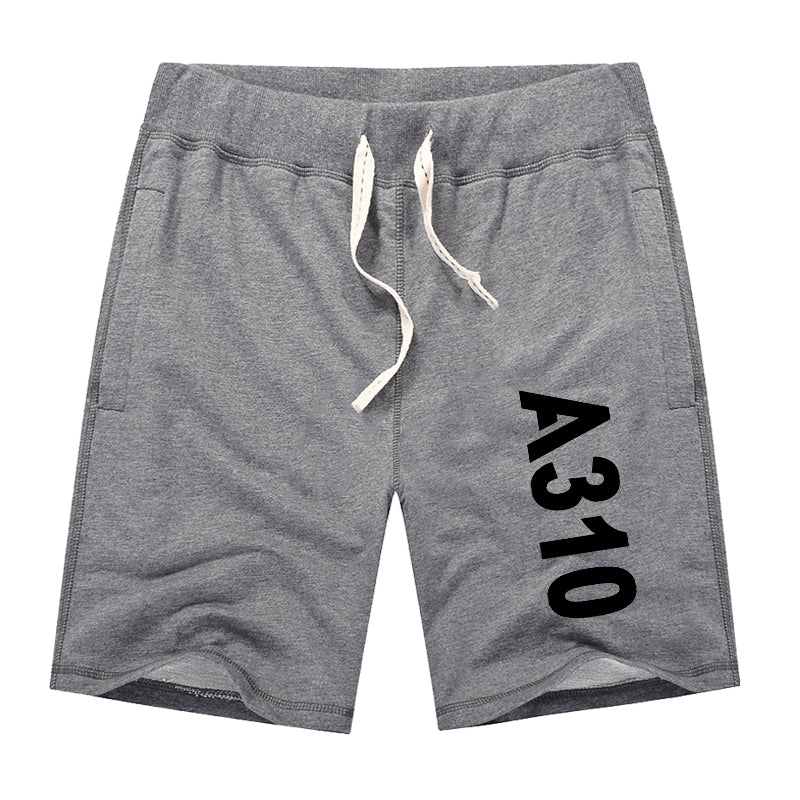 A310 Text Designed Cotton Shorts