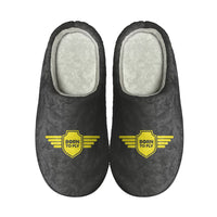 Thumbnail for Born To Fly & Badge Designed Cotton Slippers