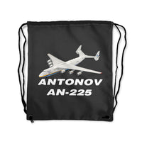 Thumbnail for Antonov AN-225 (12) Designed Drawstring Bags