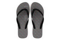 Thumbnail for Aviation Heartbeats Designed Slippers (Flip Flops)