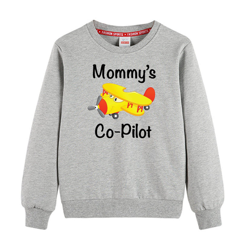 Mommy's Co-Pilot (Propeller2) Designed "CHILDREN" Sweatshirts