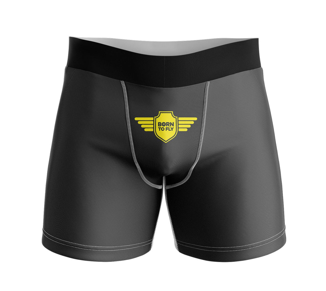 Born To Fly & Badge Designed Men Boxers