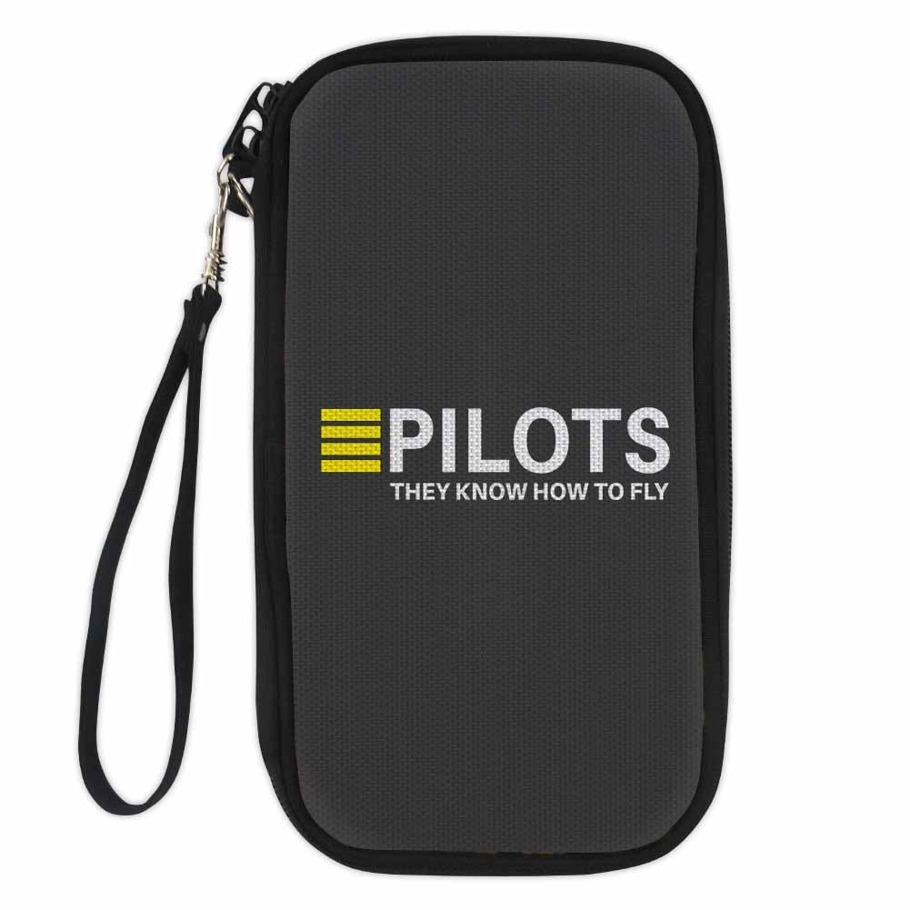 Pilots They Know How To Fly Designed Travel Cases & Wallets