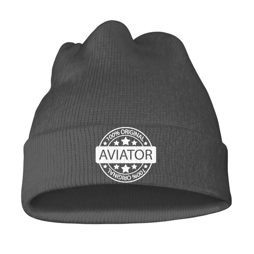 %100 Original Aviator Knit 3D Beanies