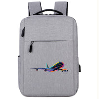 Thumbnail for Multicolor Airplane Designed Super Travel Bags