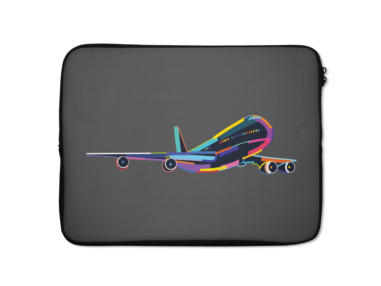 Multicolor Airplane Designed Laptop & Tablet Cases