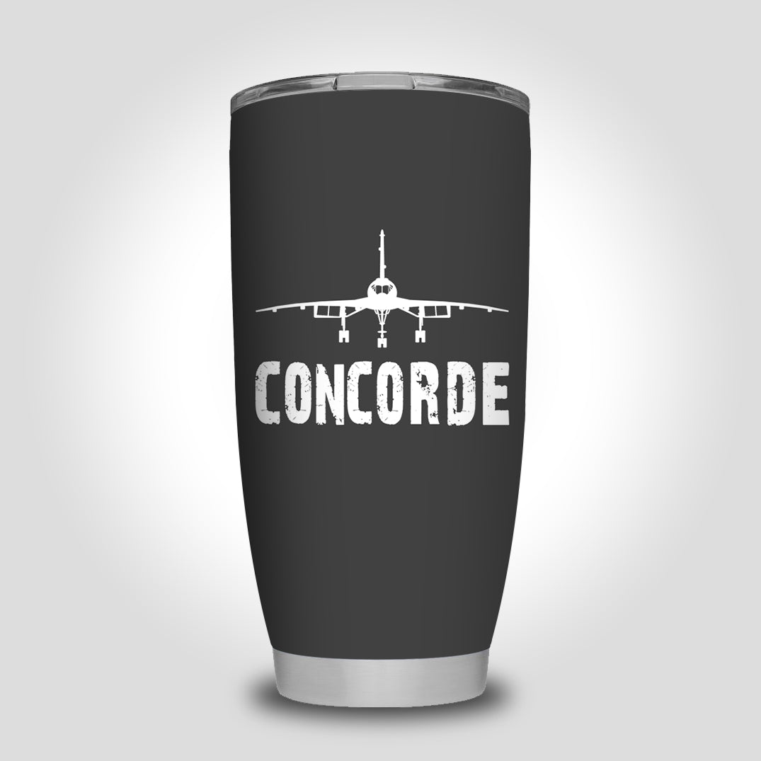 Concorde & Plane Designed Tumbler Travel Mugs