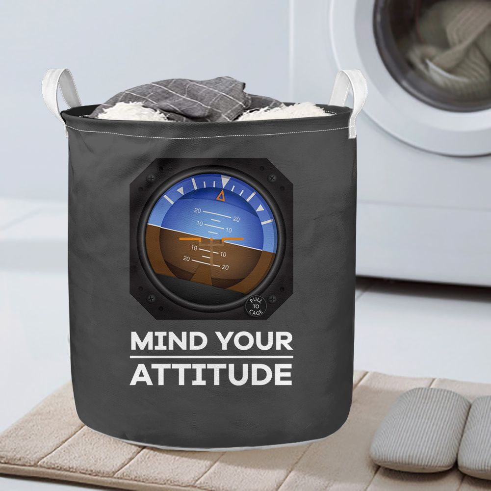 Mind Your Attitude Designed Laundry Baskets