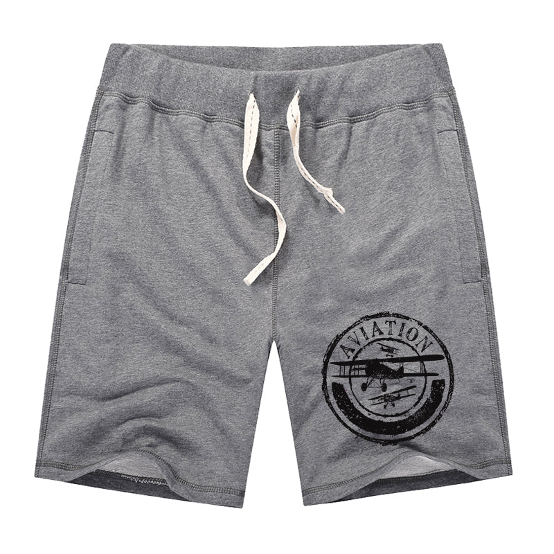 Aviation Lovers Designed Cotton Shorts