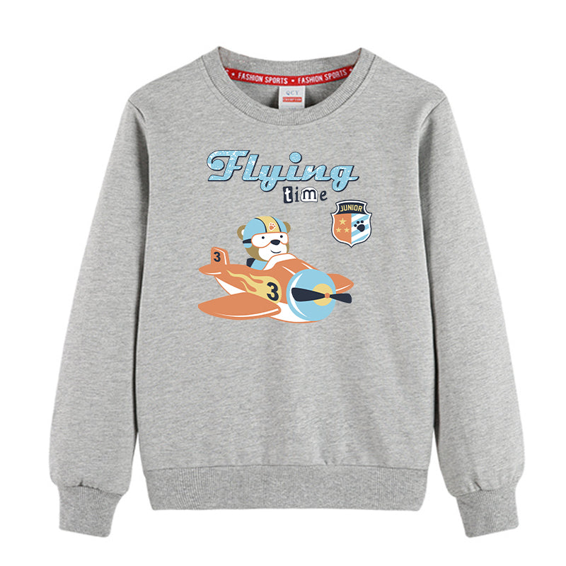 Flying Time & Junior Pilot Designed "CHILDREN" Sweatshirts