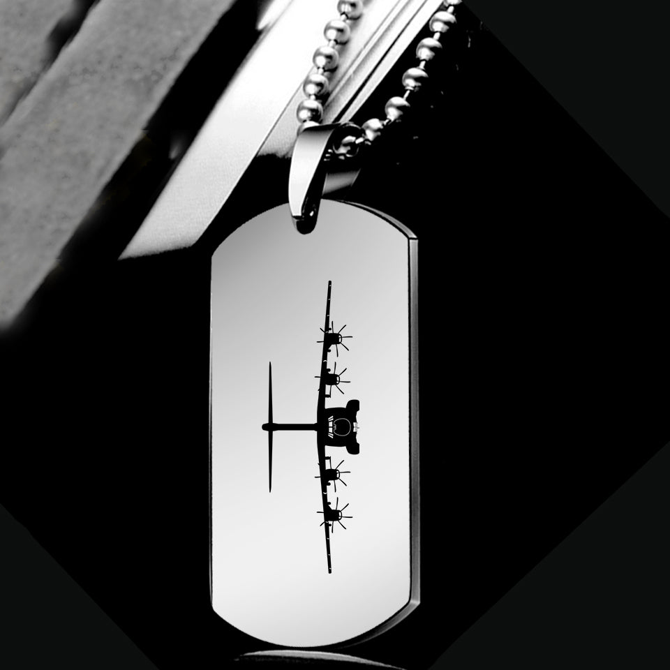 Airbus A400M Silhouette Designed Metal Necklaces
