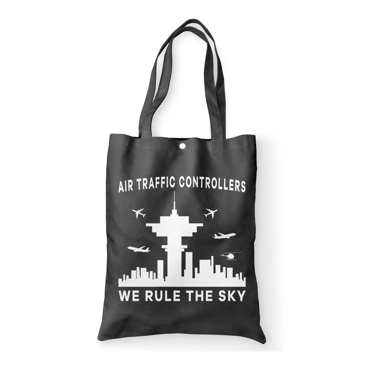 Air Traffic Controllers - We Rule The Sky Designed Tote Bags