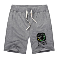 Thumbnail for Speed Is Life Designed Cotton Shorts