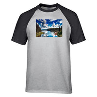 Thumbnail for Amazing Scenary & Sea Planes Designed Raglan T-Shirts