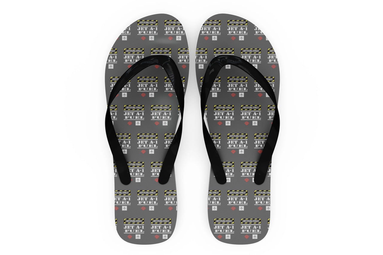 Jet Fuel Only Designed Slippers (Flip Flops)