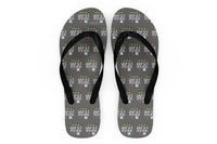 Thumbnail for Jet Fuel Only Designed Slippers (Flip Flops)
