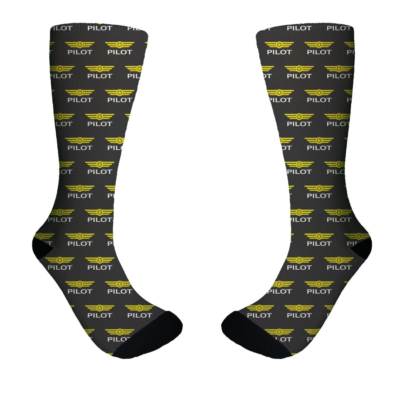 Pilot & Badge Designed Socks
