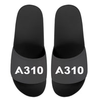 Thumbnail for A310 Flat Text Designed Sport Slippers