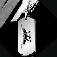 Thumbnail for Drone Silhouette Designed Metal Necklaces