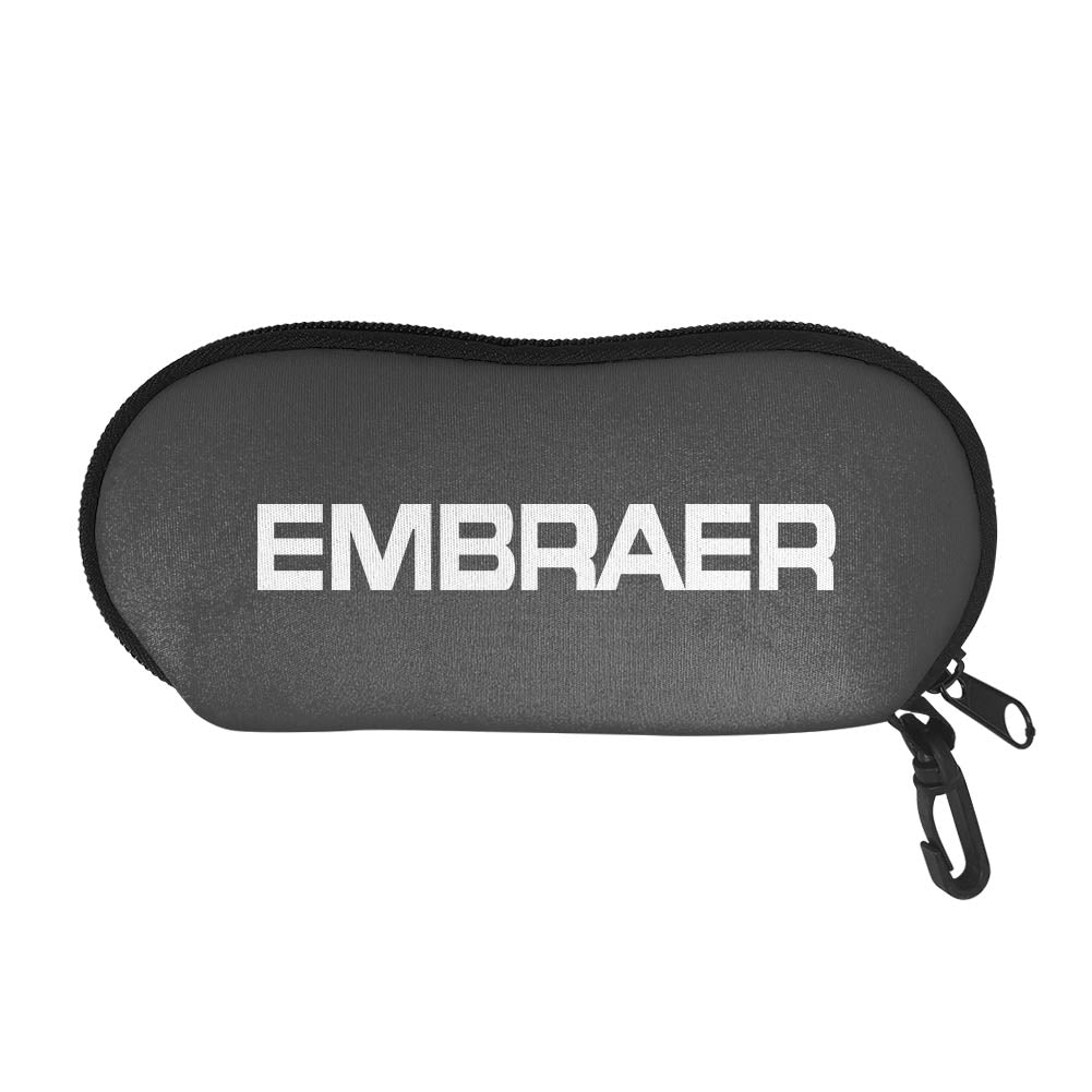 Embraer & Text Designed Glasses Bag
