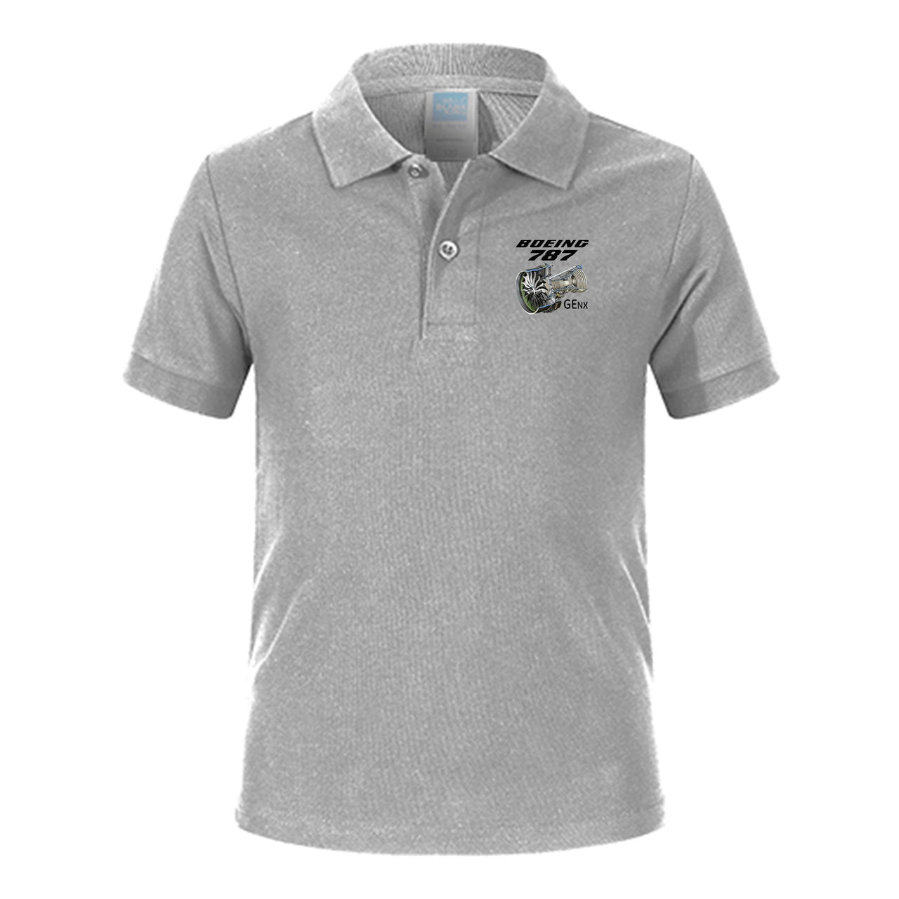 Boeing 787 & GENX Engine Designed Children Polo T-Shirts