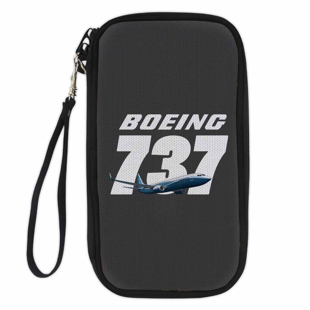 Super Boeing 737+Text Designed Travel Cases & Wallets