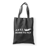 Thumbnail for Born To Fly Military Designed Tote Bags