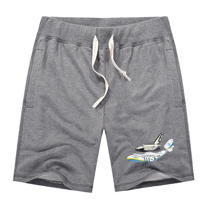 Antonov An-225 & Buran Designed Cotton Shorts