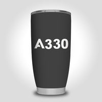 Thumbnail for A330 Flat Text Designed Tumbler Travel Mugs