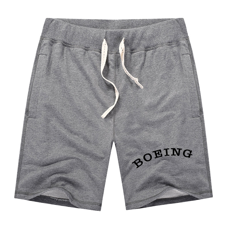 Special BOEING Text Designed Cotton Shorts