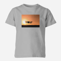 Thumbnail for Amazing Drone in Sunset Designed Children T-Shirts