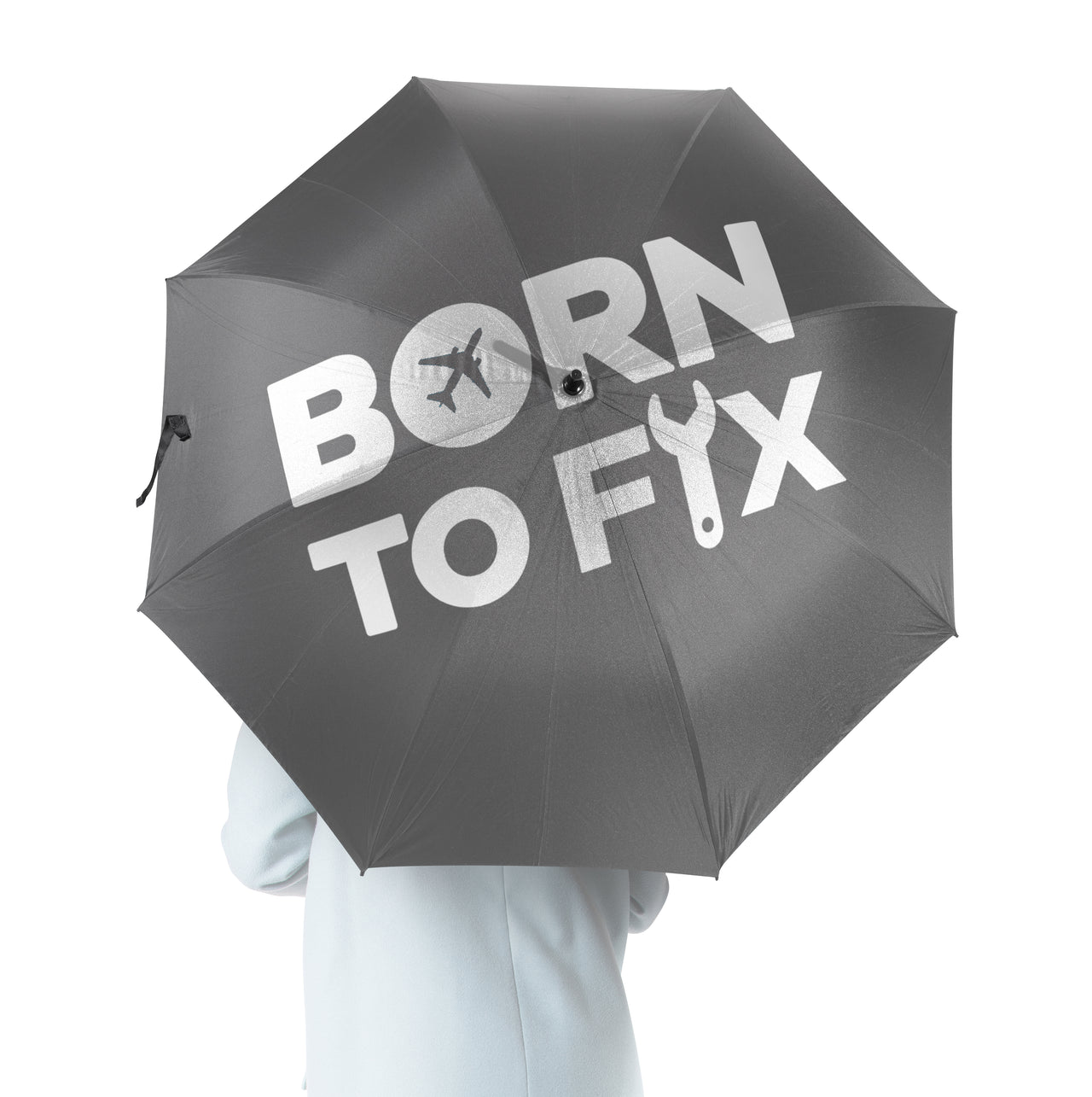 Born To Fix Airplanes Designed Umbrella
