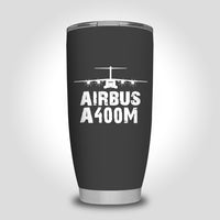 Thumbnail for Airbus A400M & Plane Designed Tumbler Travel Mugs