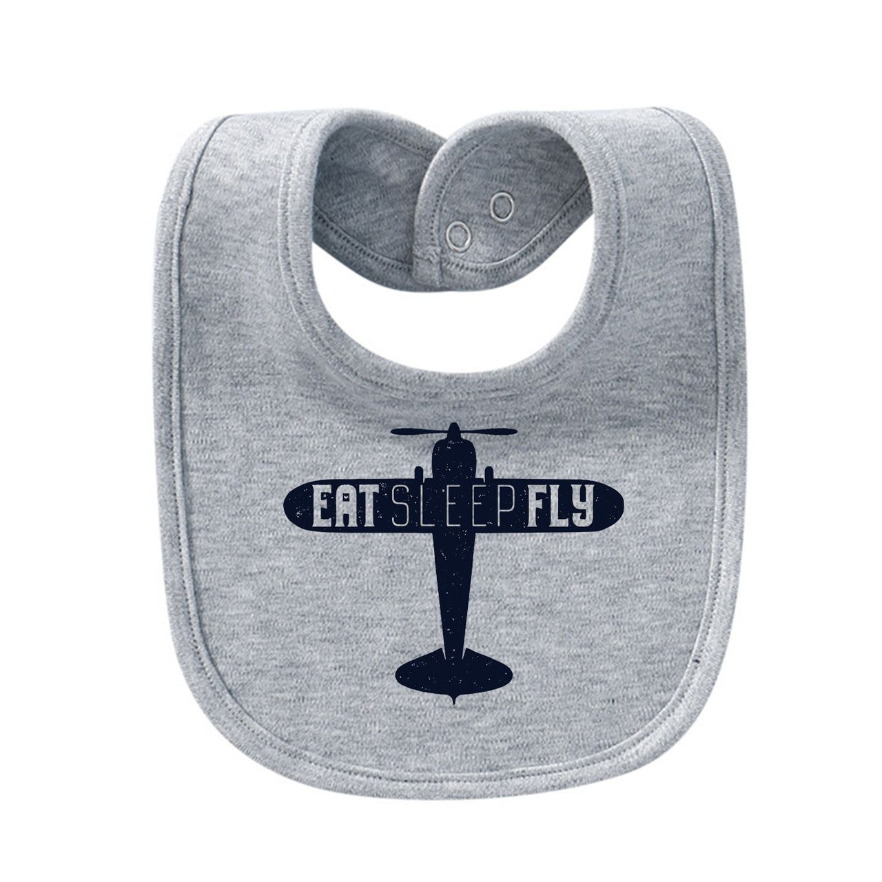 Eat Sleep Fly & Propeller Designed Baby Saliva & Feeding Towels