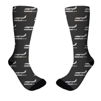 Thumbnail for The Embraer ERJ-175 Designed Socks