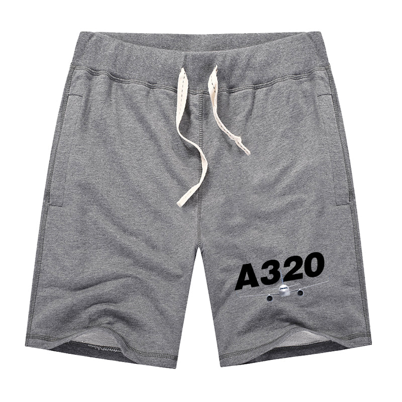 Super Airbus A320 Designed Cotton Shorts