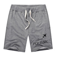Thumbnail for Just Fly It & Fly Girl Designed Cotton Shorts