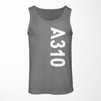 Thumbnail for A310 Text Designed Tank Tops