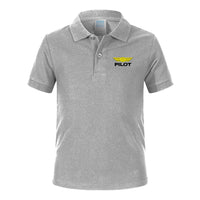 Thumbnail for Pilot & Badge Designed Children Polo T-Shirts