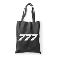Thumbnail for 777 Flat Text Designed Tote Bags