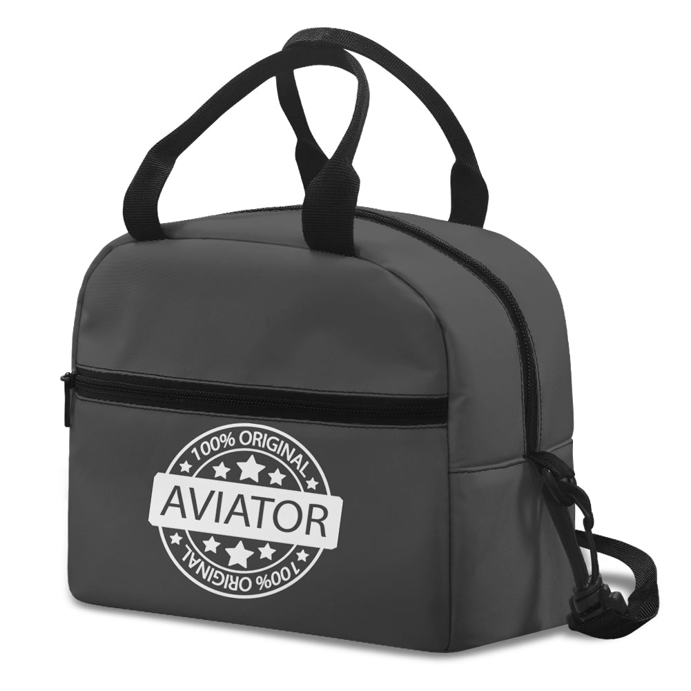 %100 Original Aviator Designed Lunch Bags