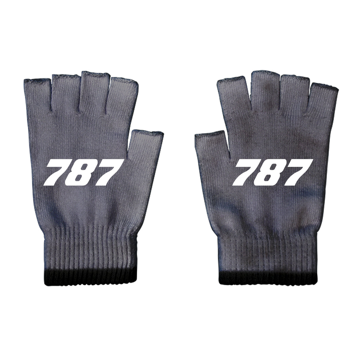 787 Flat Text Designed Cut Gloves