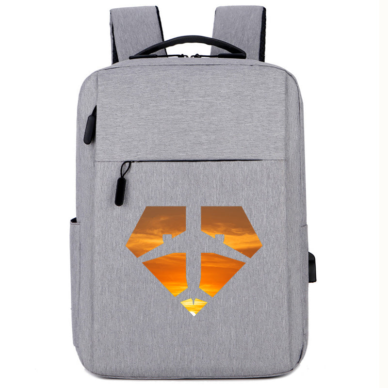 Supermen of The Skies (Sunset) Designed Super Travel Bags