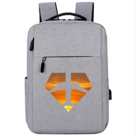 Thumbnail for Supermen of The Skies (Sunset) Designed Super Travel Bags