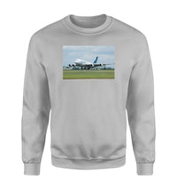 Thumbnail for Departing Airbus A380 with Original Livery Designed Sweatshirts