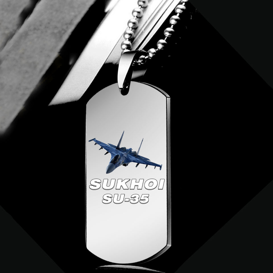 The Sukhoi SU-35 Designed Metal Necklaces