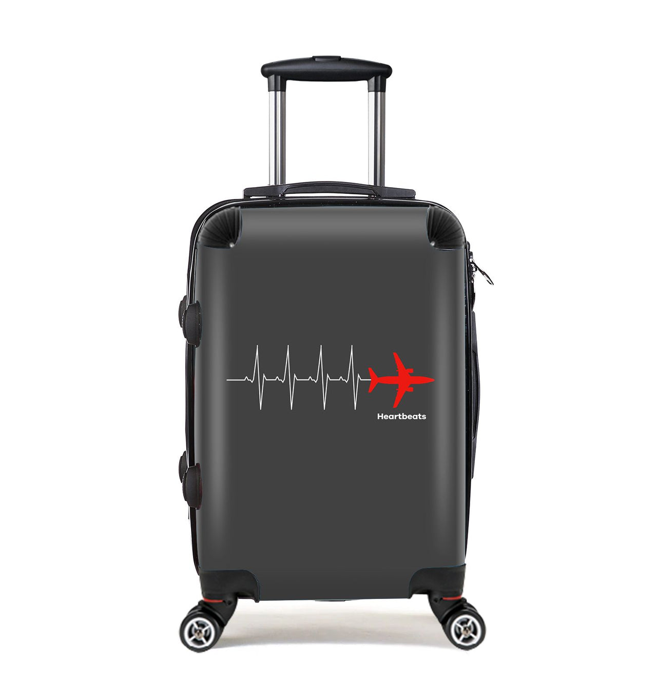 Aviation Heartbeats Designed Cabin Size Luggages