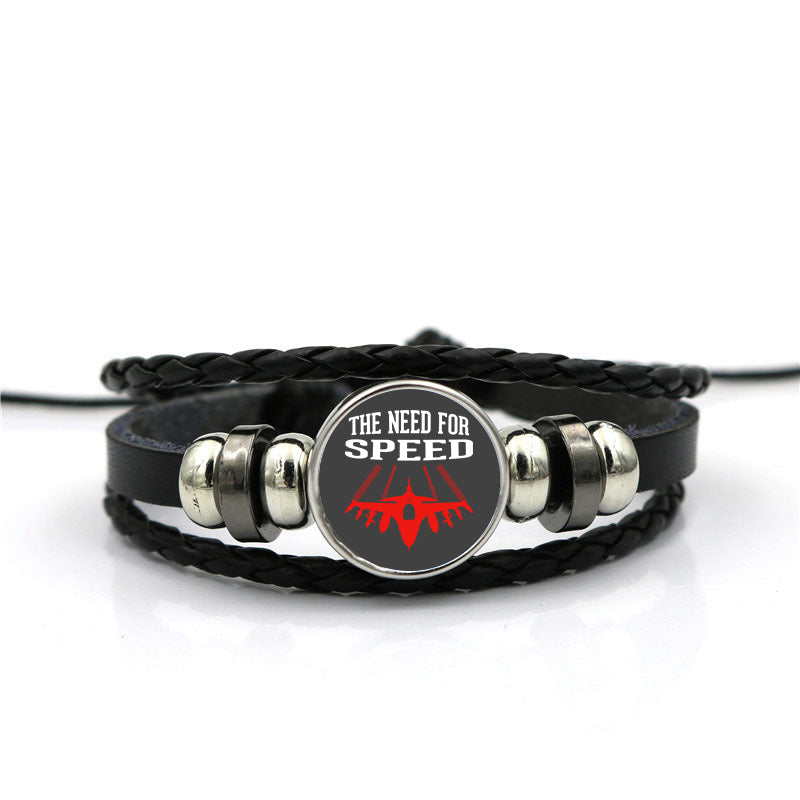 The Need For Speed Designed Leather Bracelets